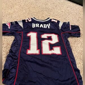 NFL Tom Brady #12 Jersey New England Patriots Medium